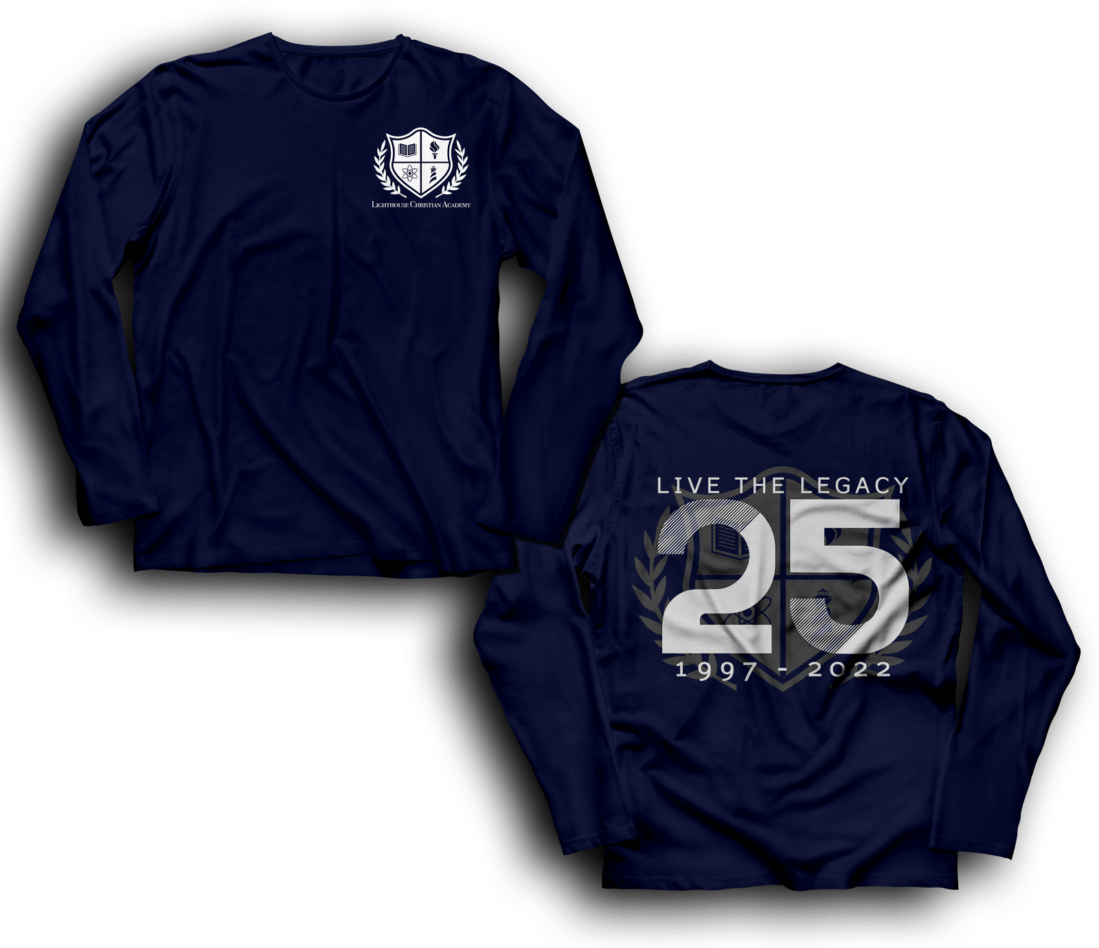 LCA 25th Anniversary T-Shirt Design (Color) | Driller Design Co. | Oklahoma's Full-Service Marketing Agency